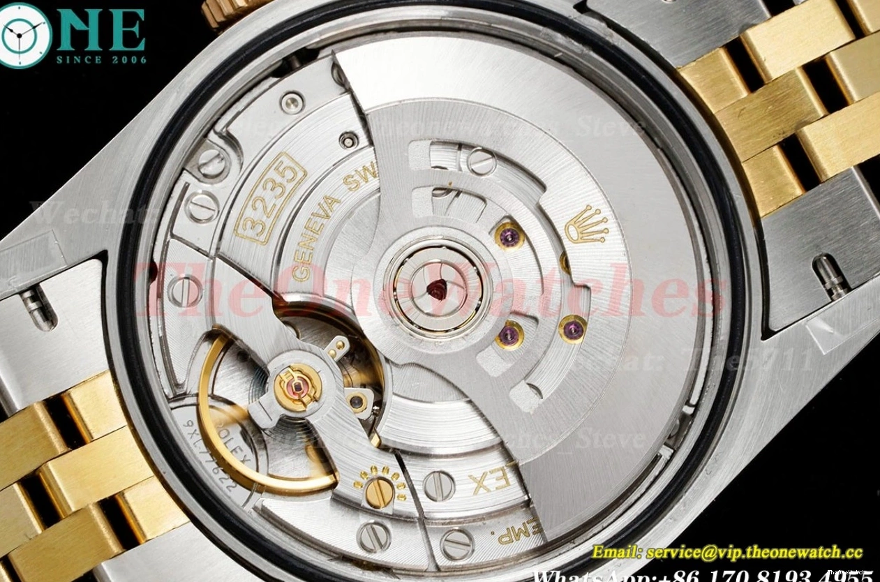 36mm YG Datejust VR3235 126233 Jub V2 Gold SS Textured JDF 0107